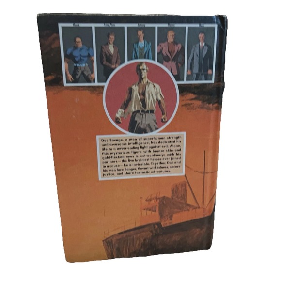 DOC SAVAGE #2 DEATH IN SILVER HARD COVER HC 1975 - Picture 2 of 6